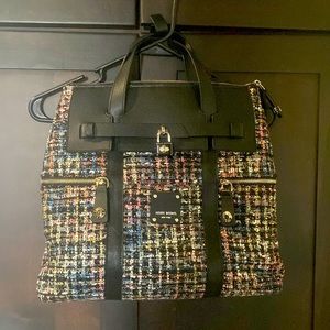 Henri Bendel Jetsetter Tweed Back Pack Tote